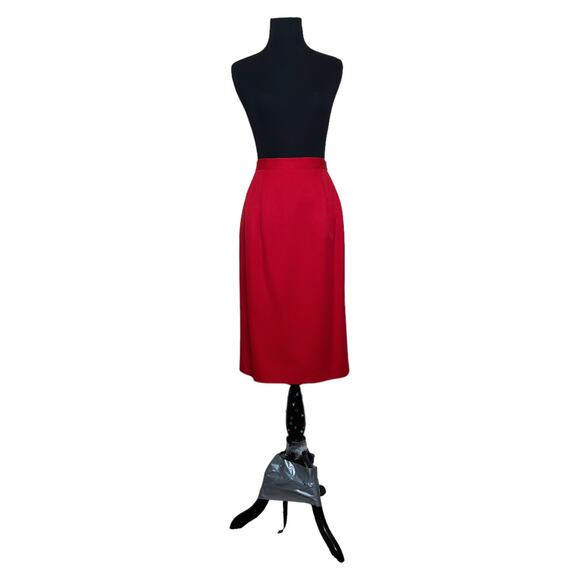 J.P. Fall red skirt and jacket suit set size 6 - Picture 13 of 16